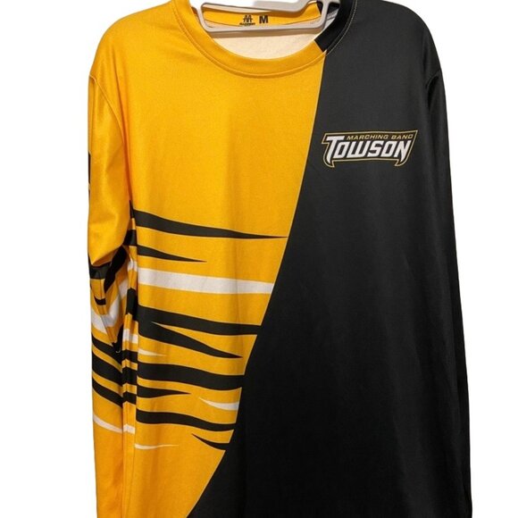Towson University Marching Band Alleghany Long-Sleeve Athletic Tee Shirt, Medium - Picture 1 of 3